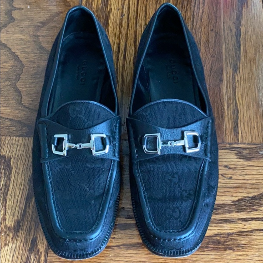 Gucci Women's Guccissima Fabric Loafer Flats